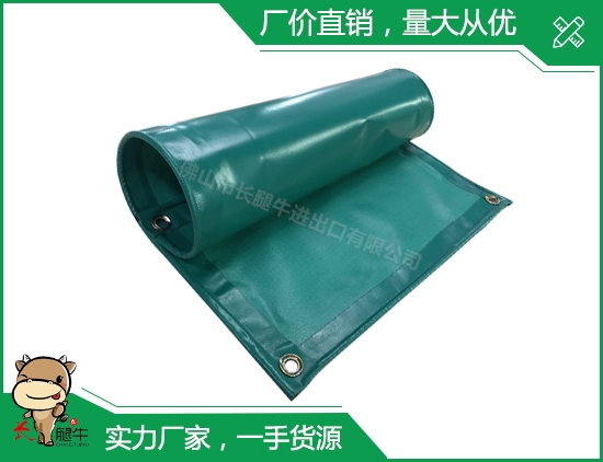 草绿色夹网布